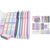 image:imageNicpro 55 PCS Aesthetic School Supplies with Pastel Mechanical Pencil Set with Case