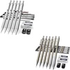image:imageNicpro 6 PCS Art Mechanical Pencils Set Metal Artist Drafting Pencil 03 amp 05 amp 07 amp 09 mm and 2mm Lead Holder4B 2B HB 2H For Art Writing Sketching DrawingWith Lead Refills Erasers Storage Box