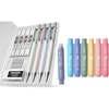 image:imageNicpro 6 Pack Rotary Retractable Erasers Soft TPE Twist Erasers in Cute Rainbow Colors Cute Mechanical Pencil Set 4PCS 05mm Pastel Drafting Pencils with 4 Tube HB Lead Refills