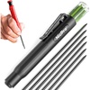 image:imageNicpro 6 Pieces Carpenter Pencil Lead Refills 28mm Lead Refill for Mechanical Carpenter Pencil Break Resistant 28 mm Leads for Construction Pencils Woodworking Pencils Black6 Pieces