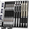 image:imageNicpro 6PCS Art Mechanical Pencils Set 39 PCS Aesthetic School Supplies with Big Capacity Pen Case