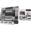 image:imageNicpro Art Drawing Supplies Kit with Metal Drafting Pencil 05 amp 07 amp 09 amp 2mm