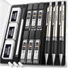 image:imageNicpro Art Mechanical Pencil Set in Case 4 PCS Metal Drafting Pencil 05 mm amp 07 mm Lead Pencil with 6 Tube HB Lead Refills 3 Erasers 9 PCS Eraser Refills for Artist Writing Drawing Sketching3 Pack 07mm