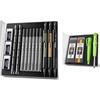 image:imageNicpro CP3000 Carpenter Pencil 28 mm with Sharpener 3 PCS 13 mm Mechanical Pencil Set