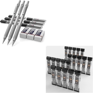 image:imageNicpro 05 mm Mechanical Pencil Set Bundle 1200 PCS 05 Lead Refill HB