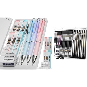 image:imageNicpro 37PCS Metal Mechanical Pencil Set with 3PCS Pastel Mechanical Pencil Set