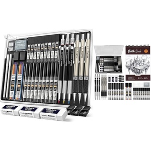 image:imageNicpro Art Drawing Supplies Kit with Metal Drafting Pencil 05 amp 07 amp 09 amp 2mm