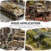 image:imageNicpro 10 Colors WWII German Armor Model Paint Set 20ml Ready to Use Modeling Acrylic Paints Brush amp Airbrush Miniature Paint Set for Tank Vehicles Crews Weapon Terrain amp Dioramas with Thinner