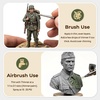 image:imageNicpro 10 Colors WWII German Infantry Model Paint Set 20ml Acrylic Military Figure Paints Brush amp Airbrush Miniature Paint Kit for Soldiers Uniforms Crews Gear Weapons amp Dioramas with 1 Thinner