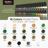 image:imageNicpro 18 Colors WWII Allied Forces Military Figure Model Paint Set 20ml Acrylic Paints Brush amp Airbrush Miniature Paint Set for Uniforms Gear Weapons Vehicles Dioramas Infantry Models with Thinner