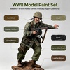 image:imageNicpro 18 Colors WWII Allied Forces Military Figure Model Paint Set 20ml Acrylic Paints Brush amp Airbrush Miniature Paint Set for Uniforms Gear Weapons Vehicles Dioramas Infantry Models with Thinner
