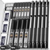image:imageNicpro 22PCS Black Metal Mechanical Pencils Set  40PCS Art Mechanical Pencils Set with Leather Bag