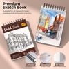 image:imageNicpro 58 PCS Art Drawing Supplies Kit in Leather Case Art Mechanical Pencil Set with Metal Drafting Pencil 03 amp 05 amp 07 amp 09 amp 2mm 12 Micron Pen Sketch Book 30 Tube Lead Refills for Sketching03mm 05mm 07mm 09mm 20mm
