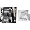 image:imageNicpro 4PCS Pastel Mechanical Pencil Set with 6PCS Art Metal Mechanical Pencil Set