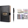 image:imageNicpro 50 PCS Aesthetic School Supplies with Pen Case amp A5 Diary with Lock for School Supplies
