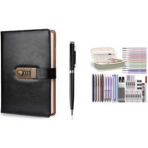 image:imageNicpro 50 PCS Aesthetic School Supplies with Pen Case amp A5 Diary with Lock for School Supplies