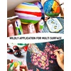 image:imageNicpro 14 Colors Acrylic Paint Set 10oz300ml Large Bulk Acrylic Paints kits Rich Pigment Art Painting Supplies for Artists Beginners Adults on Rock Crafts Canvas Wood Ceramic with Pump69oz 6colors