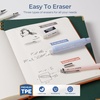 image:imageNicpro 12 Pack TPE Rotary Retractable Pen Eraser Refills 4PCS 09mm Pastel Drafting Pencils with 4 Tube HB Lead Refills