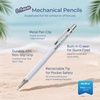 image:imageNicpro 12 Pack TPE Rotary Retractable Pen Eraser Refills 4PCS 09mm Pastel Drafting Pencils with 4 Tube HB Lead Refills