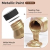 image:imageNicpro Metallic Sahara Gold Acrylic Paint 4oz120ml Large Gold Leaf Paint Non Toxic Non Fading Gold Paints for Metal Wood Craft Clay Canvas Furniture Handcrafts Art SuppliesSahara Gold