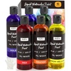 image:imageNicpro 6 Colors Liquid Watercolor Paint Set 2 oz Concentrated Water Color Paints for Kids amp Adults NonToxic Classroom Art Supplies for School Home Crafts Slime Glue Clay Party Activities6 Colors