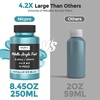image:imageNicpro Metallic Violet Acrylic Paint 845oz250ml Purple Craft Paint  Large Non Toxic Non Fading Art Paint for Wood Metal Clay Fabric Canvas Ceramic Furniture HandcraftsIce Blue