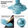 image:imageNicpro Metallic Violet Acrylic Paint 845oz250ml Purple Craft Paint  Large Non Toxic Non Fading Art Paint for Wood Metal Clay Fabric Canvas Ceramic Furniture HandcraftsIce Blue