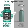 image:imageNicpro Metallic Violet Acrylic Paint 845oz250ml Purple Craft Paint  Large Non Toxic Non Fading Art Paint for Wood Metal Clay Fabric Canvas Ceramic Furniture HandcraftsMetallic Emerald Green