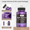 image:imageNicpro Metallic Violet Acrylic Paint 845oz250ml Purple Craft Paint  Large Non Toxic Non Fading Art Paint for Wood Metal Clay Fabric Canvas Ceramic Furniture HandcraftsMetallic Violet