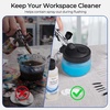 image:imageNicpro 6 x 4 fl oz Airbrush Cleaner and 2 x 4 fl oz Thinner Kit  with Glass Cleaning Pot Easily Works with WaterBased Acrylic Paints for Airbrushes amp Art Tools