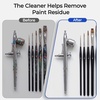 image:imageNicpro 6 x 4 fl oz Airbrush Cleaner and 2 x 4 fl oz Thinner Kit  with Glass Cleaning Pot Easily Works with WaterBased Acrylic Paints for Airbrushes amp Art Tools