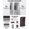 image:imageNicpro 38PCS Art Mechanical Pencils Set in Leather Case 3 PCS Metal Drafting Pencil 05 07 09 mm amp 5 PCS 2mm Lead Holder 6B 4B 2B HB 2H 4H Colors For Sketching Drawing With 20 Tube Lead Refills38PCS