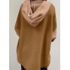 imageSHEWIN Oversized Sweatshirts for Women Loose Fit Casual Long Sleeve Button Hooded Sweatshirt Hoodie with PocketKhaki