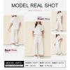 imageSHEWIN Womens 2 Piece Outfits Sweatsuit Casual Short Sleeve Pullover Tops and Drawstring Wide Leg Pants Lounge SetsB White