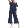 D Striped Blue White