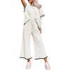 D Striped White Black