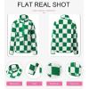 imageSHEWIN Jackets For Women Causal Sherpa Fall Jacket Loose Button Down Plaid Winter CoatsBlackish Green Run Big  Order One Size Down