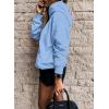 imageSHEWIN Womens Casual Hoodies Long Sleeve Solid Lightweight Pullover Tops Loose Sweatshirt with Pocket1 Blue