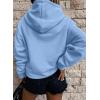 imageSHEWIN Womens Casual Hoodies Long Sleeve Solid Lightweight Pullover Tops Loose Sweatshirt with Pocket1 Blue