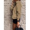 imageSHEWIN Womens Casual Hoodies Long Sleeve Solid Lightweight Pullover Tops Loose Sweatshirt with Pocket1 Khaki