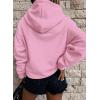 imageSHEWIN Womens Casual Hoodies Long Sleeve Solid Lightweight Pullover Tops Loose Sweatshirt with Pocket1 Pink