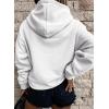 imageSHEWIN Womens Casual Hoodies Long Sleeve Solid Lightweight Pullover Tops Loose Sweatshirt with Pocket1 White