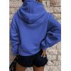 imageSHEWIN Womens Casual Hoodies Long Sleeve Solid Lightweight Pullover Tops Loose Sweatshirt with Pocket2 Blue