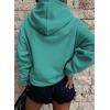 imageSHEWIN Womens Casual Hoodies Long Sleeve Solid Lightweight Pullover Tops Loose Sweatshirt with Pocket2 Bluegreen