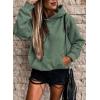 imageSHEWIN Womens Casual Hoodies Long Sleeve Solid Lightweight Pullover Tops Loose Sweatshirt with Pocket2 Celadon