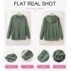 imageSHEWIN Womens Casual Hoodies Long Sleeve Solid Lightweight Pullover Tops Loose Sweatshirt with Pocket2 Celadon