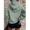 imageSHEWIN Womens Casual Hoodies Long Sleeve Solid Lightweight Pullover Tops Loose Sweatshirt with Pocket2 Green