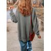 imageSHEWIN Womens Sweatshirt Casual Long Sleeve Crewneck Lightweight Pullover Tops Loose SweatshirtsB Grey