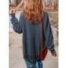 imageSHEWIN Womens Sweatshirt Casual Long Sleeve Crewneck Lightweight Pullover Tops Loose SweatshirtsD Real Teal