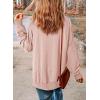imageSHEWIN Womens Sweatshirt Casual Long Sleeve Crewneck Lightweight Pullover Tops Loose SweatshirtsE Light Pink